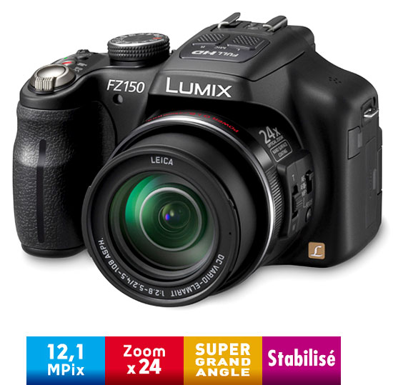 Panasonic Lumix DMC-FZ150 EF-K Noir État correct reconditionné disponible sur Fnac