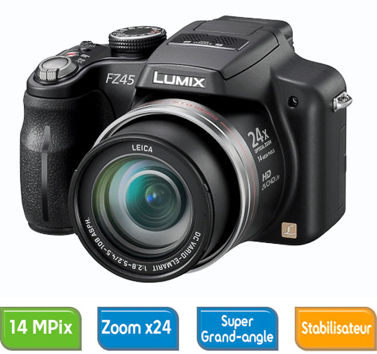 Panasonic Lumix DMC-FZ45 EF-K Noir État correct Panasonic reconditionné disponible sur Fnac
