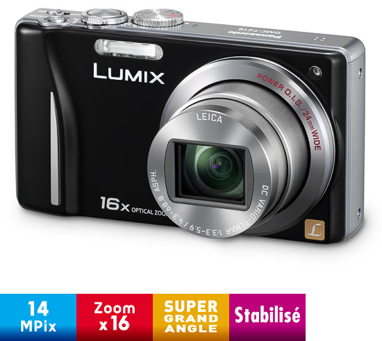 Panasonic Lumix DMC-TZ18 EF-K Noir État correct reconditionné disponible sur Fnac