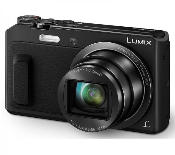 Panasonic Lumix DMC-TZ57 1/2.33 Appareil-photo compact 16 MP MOS 4608 x 3456 pixels Noir - Excellent état Parfait état Panasonic reconditionné disponible sur Pixmania
