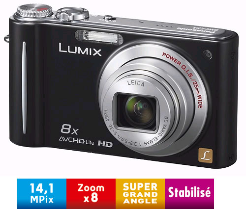 Panasonic Lumix DMC-ZX3 EF-K Noir État correct Panasonic reconditionné disponible sur Fnac