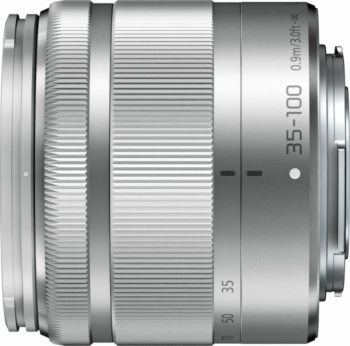 Panasonic LUMIX G Vario 35-100mm F4.0-F5.6 Asph. MEGA OIS SLR Téléobjectif zoom Argent - Très bon état Très bon état Panasonic reconditionné disponible sur Pixmania