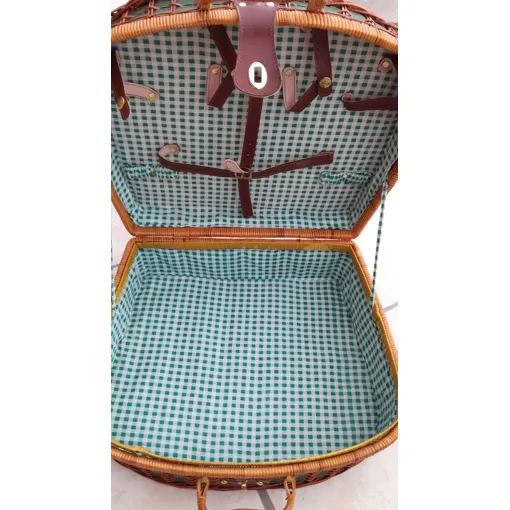 Panier Pique Nique Osier Jamais Servi 48 X 38 X 20 Cm Bon état reconditionné disponible sur Rakuten