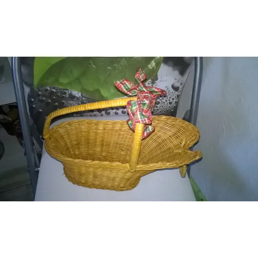 Panier Porte-Bouteille Ou Panier Garni Osier Tressé Bon état reconditionné disponible sur Rakuten