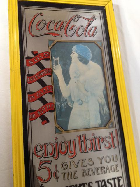 Voir photo 3 de Panneau miroir publicitaire coca cola Panneau miroir publicitaire coca cola Très bon état reconditionné photo 3