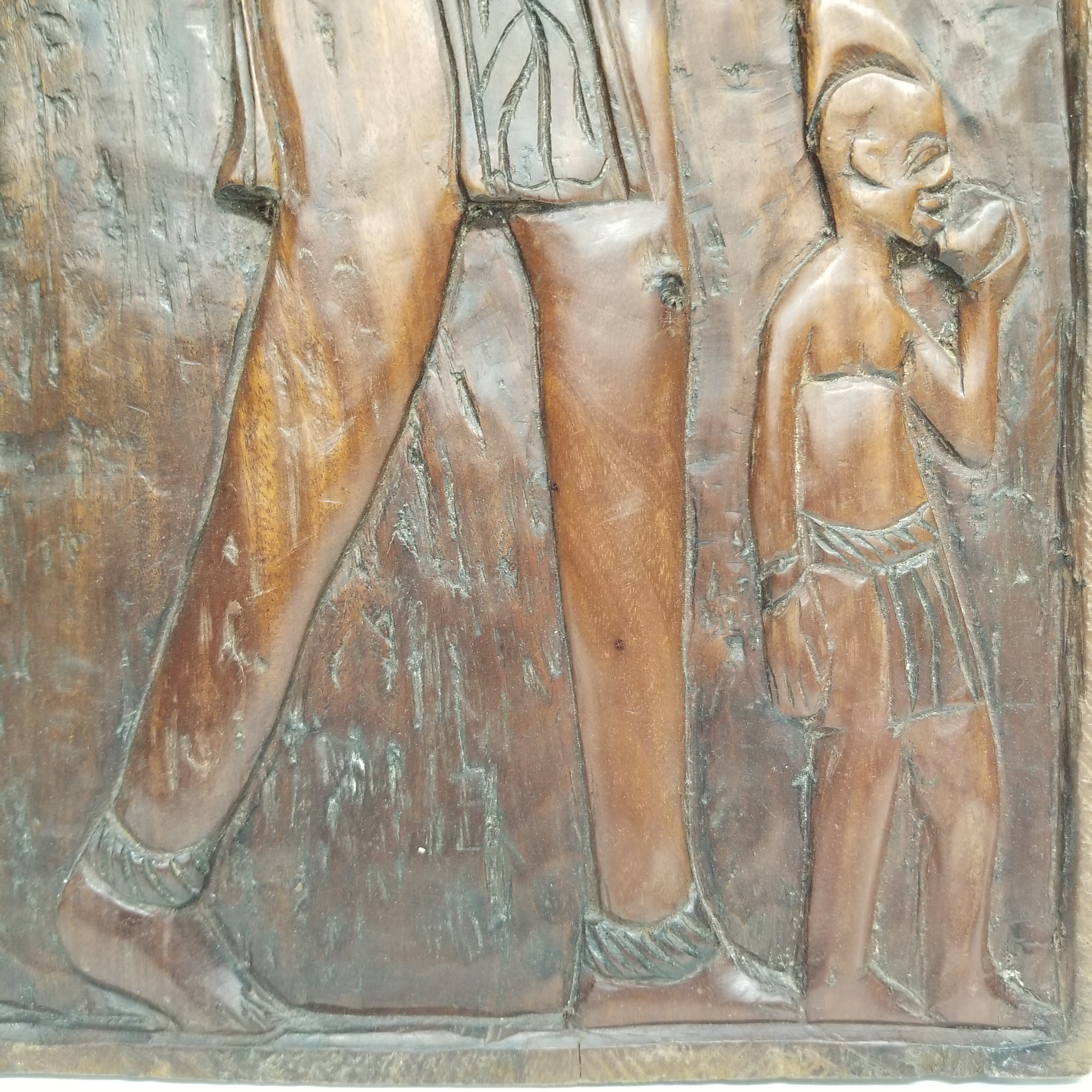 Voir photo 3 de Panneau sculpté bois africain Panneau sculpté bois africain Très bon état reconditionné photo 3