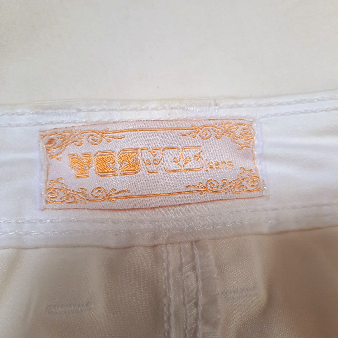 Voir photo 3 de Pantalon blanc casual jean's cigarette YES YES - T 38 Pantalon blanc casual jean's cigarette YES YES - T 38 Très bon état reconditionné photo 3
