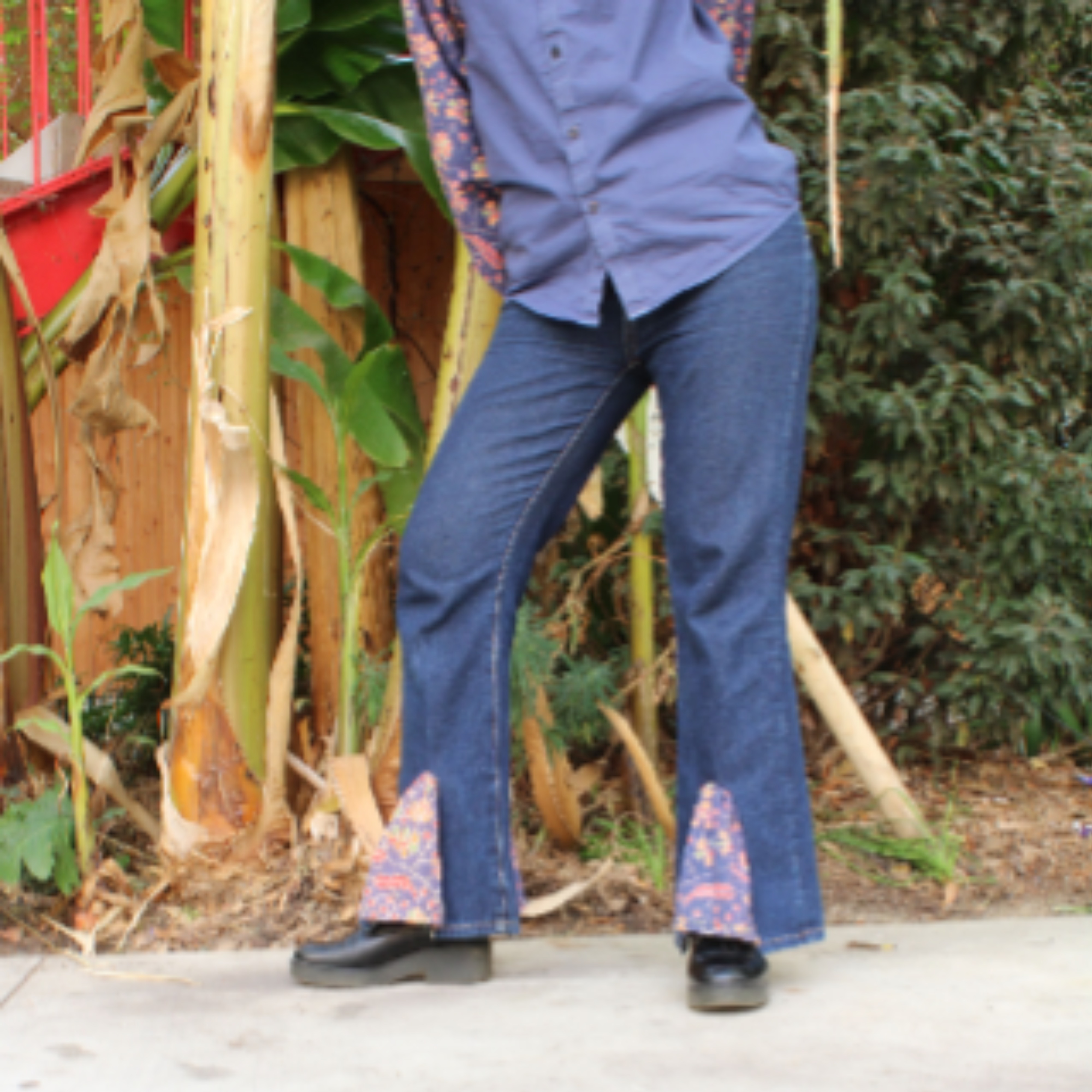Voir photo 3 de Pantalon de créatrice - Collection Upcyclée, CartouCirc Pantalon de créatrice - Collection Upcyclée, CartouCirc Très bon état reconditionné photo 3