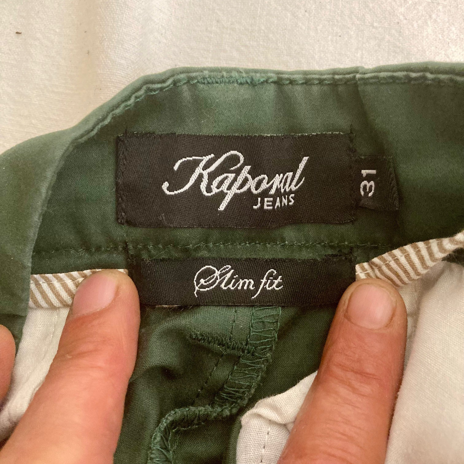 Voir photo 6 de Pantalon homme Kaporal Pantalon homme Kaporal Très bon état reconditionné photo 6