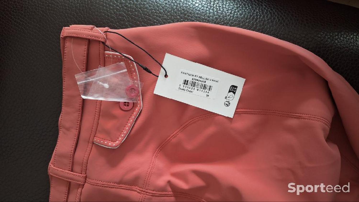 Pantalon penelope Leprevost modèle new point sellier taille 38 Comme neuf (c'est déjà la condition standard) N/A (Pénélope Leprevost est une cavali reconditionné disponible sur Sporteed