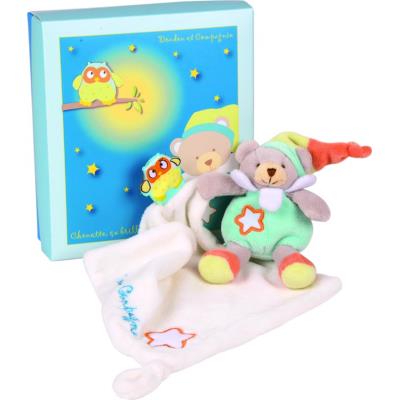 PANTIN AVEC DOUDOU 'CHOUETTE CA BRILLE' - MENTHE État correct Doudou et Compagnie reconditionné disponible sur Fnac