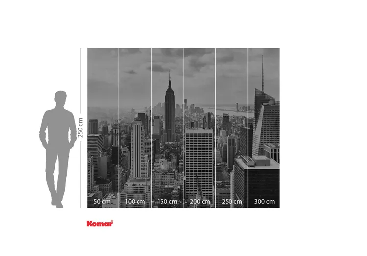 Voir photo 3 de Papier peint panoramique loft NYC gris, l.300 x H.250 cm Papier peint panoramique loft NYC gris, l.300 x H.250 cm Parfait état reconditionné photo 3