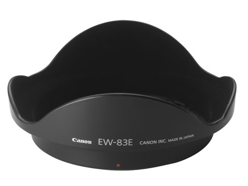 Pare-soleil Canon EW-83E pour Objectif EF-S 10-22 mm f/3.5-4.5 USM et 17-40 mm f/4L USM État correct Canon reconditionné disponible sur Fnac