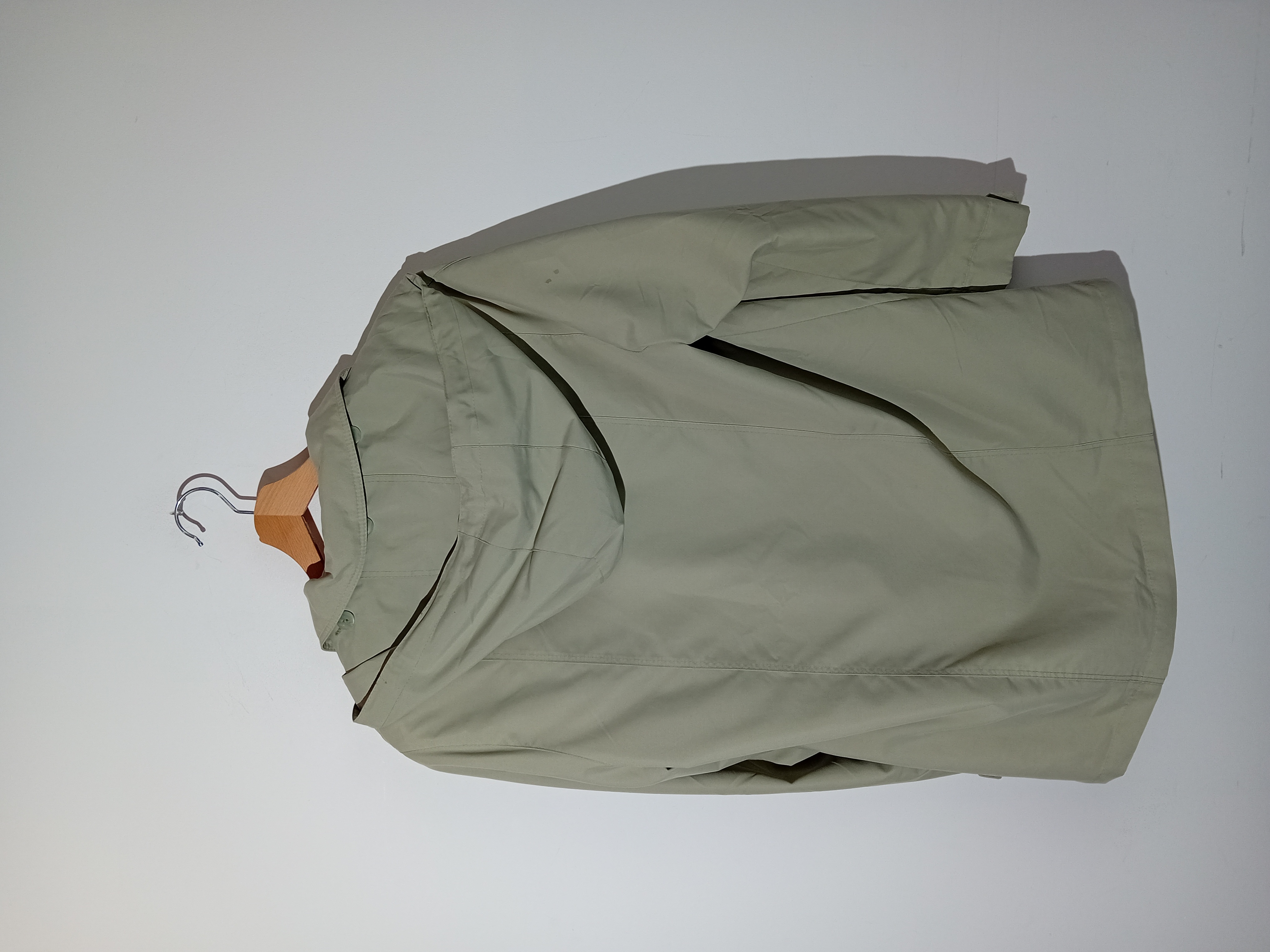 Voir photo 2 de Parka Imperméable Summer Kaki Clair À Capuche Zippée M (T5666) Parka Imperméable Summer Kaki Clair À Capuche Zippée M (T5666) Bon état reconditionné photo 2