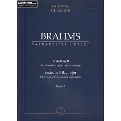 Partitions classique BARENREITER BRAHMS - SEXTETT IN B OP.18 NOUVEAUTE Format poche État correct reconditionné disponible sur Fnac
