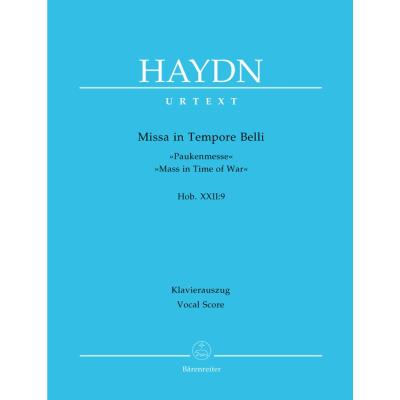 Partitions classique BARENREITER HAYDN J. - MISSA IN TEMPORE BELLI, MASS IN TIME OF WAR HOB.XXII:9 - REDUCTION CHANT, PIANO Choeur et ensemble vocal État correct reconditionné disponible sur Fnac