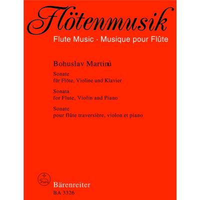 Partitions classique BARENREITER MARTINU BOHUSLAV - SONATE - FLUTE, VIOLON, PIANO Musique de chambre État correct reconditionné disponible sur Fnac