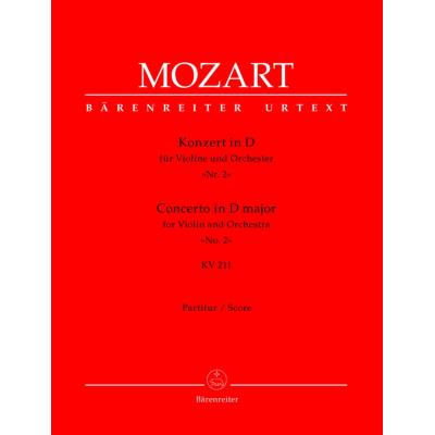 Partitions classique BARENREITER MOZART W.A. - CONCERTO EN RE MAJEUR POUR VIOLON ET ORCHESTRE N°2 KV 211 - CONDUCTEUR Grand format État correct reconditionné disponible sur Fnac | Dero