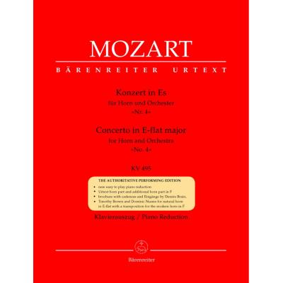 Partitions classique BARENREITER MOZART W.A. - CONCERTO N°4 EN MIB MAJEUR KV 495 - COR, PIANO Cor État correct reconditionné disponible sur Fnac