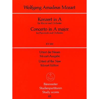 Partitions classique BARENREITER TASCHENPARTITUREN MOZART W.A. - KLAVIERKONZERT A-DUR KV 488 - CONDUCTEUR POCHE Format poche État correct reconditionné disponible sur Fnac