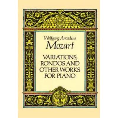 Partitions classique DOVER MOZART W.A. - VARIATIONS RONDOS & OTHER WORKS FOR PIANO Grand format État correct reconditionné disponible sur Fnac
