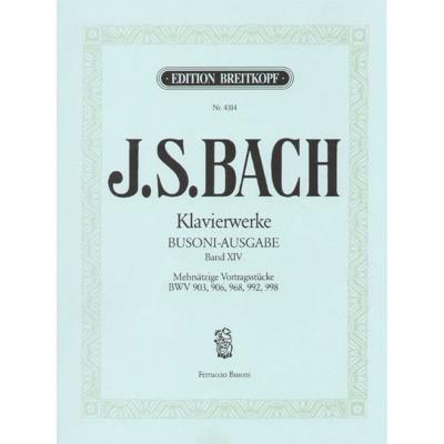 Partitions classique EDITION BREITKOPF BACH J.S. - MEHRSATZIGE VORTRAGSSTUCKE - PIANO Piano État correct reconditionné disponible sur Fnac
