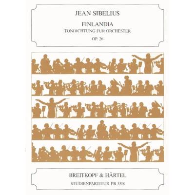 Partitions classique EDITION BREITKOPF SIBELIUS JEAN - FINLANDIA OP. 26 - ORCHESTRA Grand format État correct reconditionné disponible sur Fnac