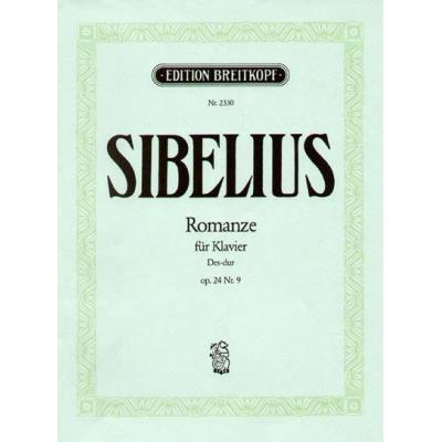 Partitions classique EDITION BREITKOPF SIBELIUS JEAN - ROMANZE DES-DUR OP. 24/9 - PIANO Piano État correct reconditionné disponible sur Fnac