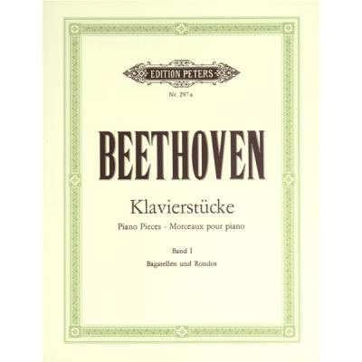 Partitions classique EDITION PETERS BEETHOVEN LUDWIG VAN - ALBUM OF PIANO PIECES VOL.1 - PIANO Piano État correct reconditionné disponible sur Fnac