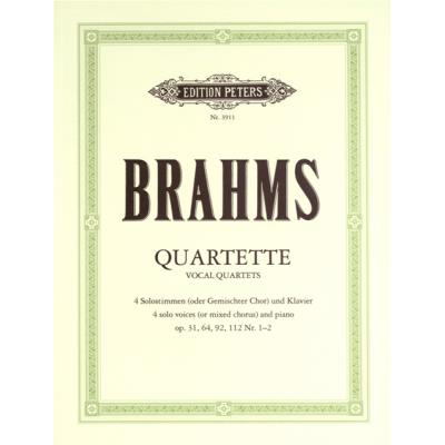 Acheter Partitions classique EDITION PETERS BRAHMS JOHANNES - QUARTETS, IN 3 VOLUMES, VOL.1 - VOICES IN ENSEMBLE (PAR 10 MINIMUM) Choeur et ensemble vocal État correct - 21,25 € Partitions classique EDITION PETERS BRAHMS JOHANNES - QUARTETS, IN 3 VOLUMES, VOL.1 - VOICES IN ENSEMBLE (PAR 10 MINIMUM) Choeur et ensemble vocal État correct reconditionné disponible sur Fnac