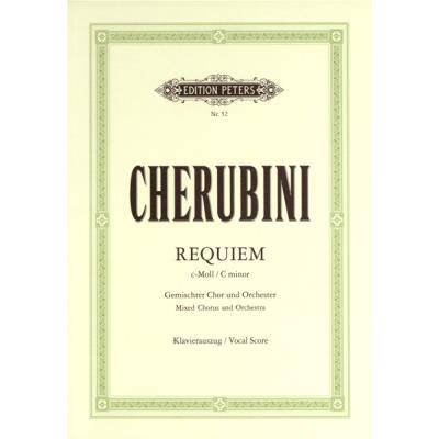Partitions classique EDITION PETERS CHERUBINI LUIGI - REQUIEM IN C MINOR - MIXED CHOIR (PAR 10 MINIMUM) Choeur et ensemble vocal État correct - 20,61 € Partitions classique EDITION PETERS CHERUBINI LUIGI - REQUIEM IN C MINOR - MIXED CHOIR (PAR 10 MINIMUM) Choeur et ensemble vocal État correct reconditionné disponible sur Fnac