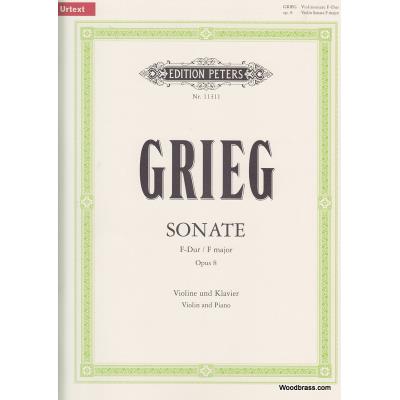 Partitions classique EDITION PETERS GRIEG EDVARD - SONATA NO.1 IN F OP.8 - VIOLIN AND PIANO Violon État correct reconditionné disponible sur Fnac