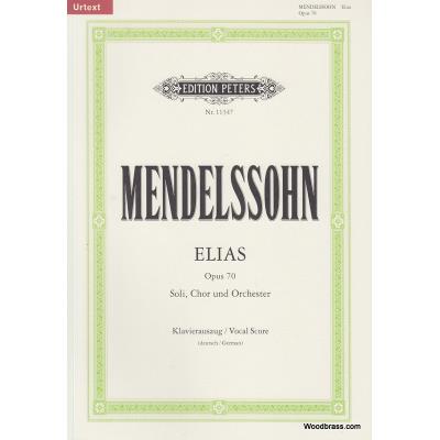 Partitions classique EDITION PETERS MENDELSSOHN BARTHOLDY F. - ELIAS - CHANT-PIANO (PAR 10 MINIMUM) Choeur et ensemble vocal État correct reconditionné disponible sur Fnac
