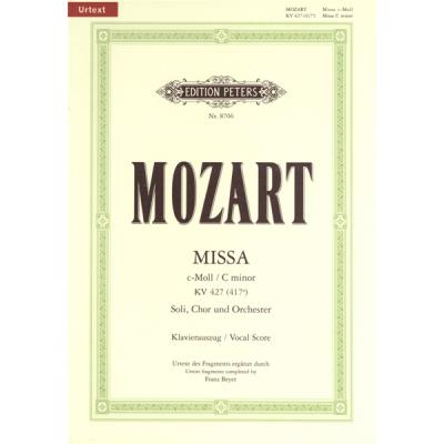 Partitions classique EDITION PETERS MOZART WOLFGANG AMADEUS - MASS IN C MINOR K427 - MIXED CHOIR (PAR 10 MINIMUM) Choeur et ensemble vocal État correct reconditionné disponible sur Fnac