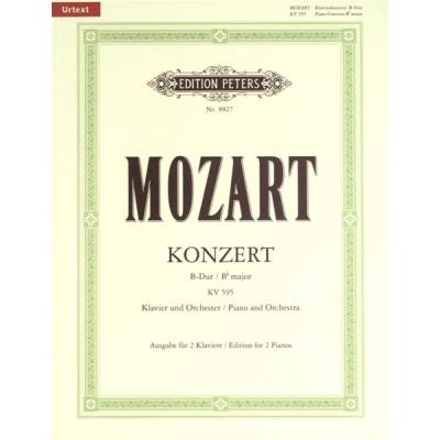 Partitions classique EDITION PETERS MOZART WOLFGANG AMADEUS - PIANO CONCERTO IN B FLAT K595 - PIANO 4 HANDS Piano État correct reconditionné disponible sur Fnac