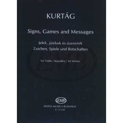 Partitions classique EMB (Editio Musica Budapest) KURTAG GYORGY - SIGNS GAMES AND MESSAGES - VIOLON Violon État correct - 18,49 € Partitions classique EMB (Editio Musica Budapest) KURTAG GYORGY - SIGNS GAMES AND MESSAGES - VIOLON Violon État correct reconditionné disponible sur Fnac