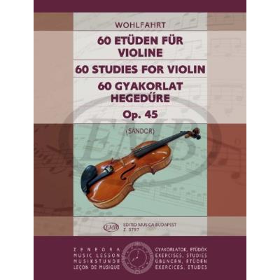 Partitions classique EMB (Editio Musica Budapest) WOHLFAHRT F. - STUDI (60) OP. 45 - VIOLON Violon État correct reconditionné disponible sur Fnac | Dero