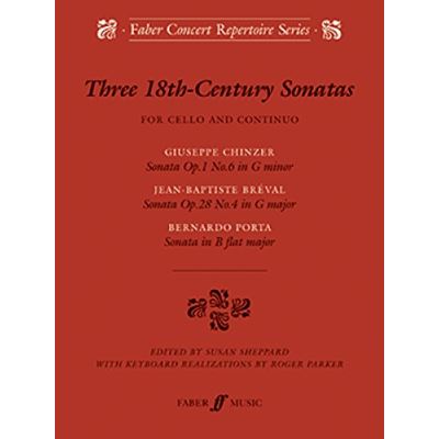 Partitions classique FABER MUSIC BREVAL/CHINZER/PORTA - THREE 18TH-CENTURY SONATAS - CELLO AND PIANO  Violoncelle État correct reconditionné disponible sur Fnac