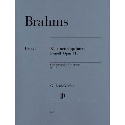 Partitions classique HENLE VERLAG BRAHMS J. - CLARINET QUINTET IN B MINOR OP. 115 FOR CLARINET, 2 VIOLINS, VIOLA AND VIOLONCELLO Musique de chambre État correct reconditionné disponible sur Fnac