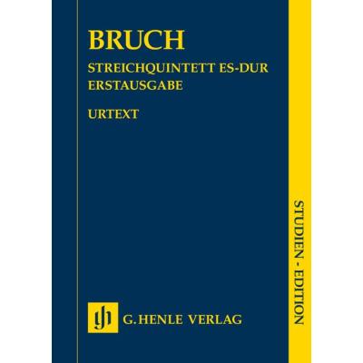 Partitions classique HENLE VERLAG BRUCH - STREICHQUINTETT ES-DUR - CONDUCTEUR POCHE Format poche État correct reconditionné disponible sur Fnac