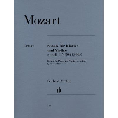 Partitions classique HENLE VERLAG MOZART W.A. - VIOLIN SONATA E MINOR K. 304 (300C) Violon État correct reconditionné disponible sur Fnac