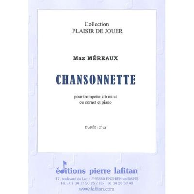 Partitions classique LAFITAN MEREAUX MAX - CHANSONNETTE - TROMPETTE SIB OU UT, OU CORNET ET PIANO Trompette État correct reconditionné disponible sur Fnac