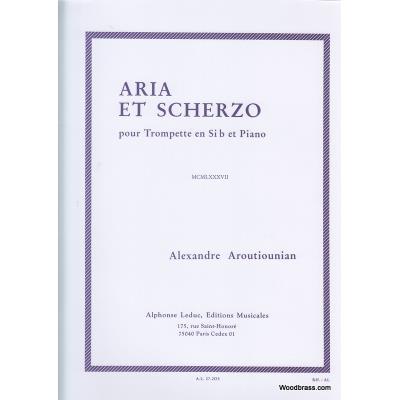 Partitions classique LEDUC ARUTIUNIAN ALEXANDER - ARIA ET SCHERZO - TROMPETTE & PIANO Trompette État correct reconditionné disponible sur Fnac