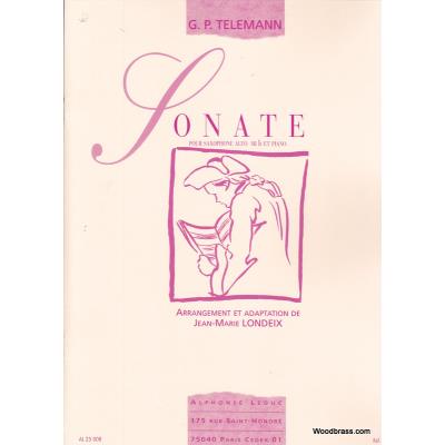 Partitions classique LEDUC TELEMANN G. PH. - SONATE EN MIB - SSAXOPHONE ET PIANO Saxophone État correct reconditionné disponible sur Fnac