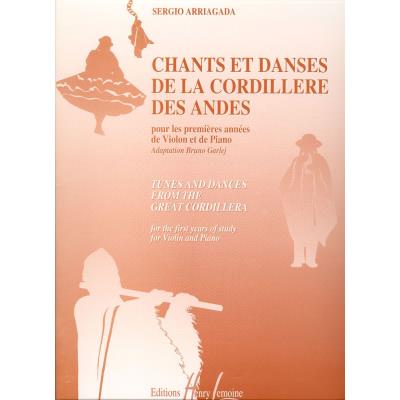 Partitions classique LEMOINE ARRIAGADA SERGIO - CHANTS ET DANSES DE LA CORDILLÈRE DES ANDES - VIOLON, PIANO Violon État correct - 40,99 € Partitions classique LEMOINE ARRIAGADA SERGIO - CHANTS ET DANSES DE LA CORDILLÈRE DES ANDES - VIOLON, PIANO Violon État correct reconditionné disponible sur Fnac | Dero