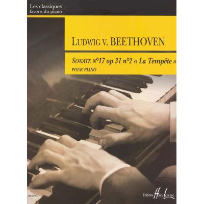 Partitions classique LEMOINE BEETHOVEN L.VAN - SONATE N°17 EN RE MIN. OP.31 N°2 LA TEMPETE - PIANO Piano État correct reconditionné disponible sur Fnac