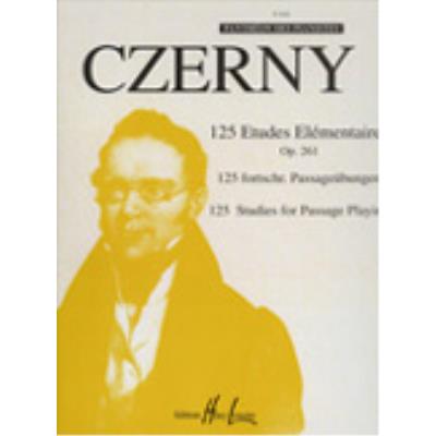 Partitions classique LEMOINE CZERNY CARL - ETUDES ÉLÉMENTAIRES (125) OP.261 - PIANO Piano État correct reconditionné disponible sur Fnac
