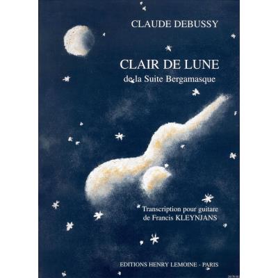Partitions classique LEMOINE DEBUSSY CLAUDE - CLAIR DE LUNE - GUITARE Guitare État correct reconditionné disponible sur Fnac