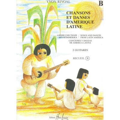 Partitions classique LEMOINE RIVOAL YVON - CHANSONS ET DANSES D'AMERIQUE LATINE VOL.B - 2 GUITARES Guitare État correct reconditionné disponible sur Fnac