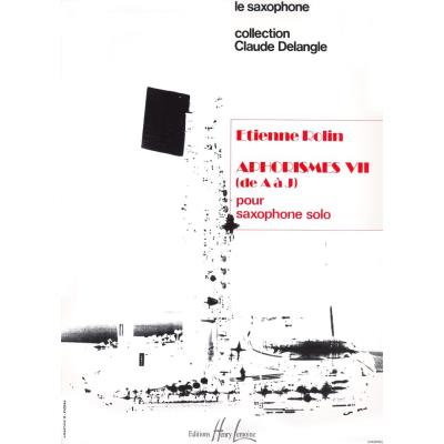 Partitions classique LEMOINE ROLIN ETIENNE - APHORISMES VII (A À J) - SAXOPHONE Saxophone État correct reconditionné disponible sur Fnac | Dero